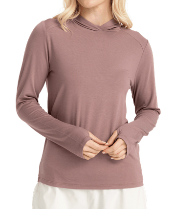 Free Fly Womens Bamboo Shade Hoodie II Fig