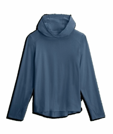 Free Fly Womens Bamboo Shade Hoodie II Pacific Blue