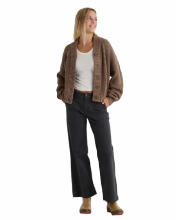 Free Fly Womens Coastloom Cardigan Sweater Fossil