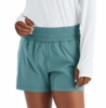 Free Fly Womens Pull-On Breeze Short Sabal Green (close out)
