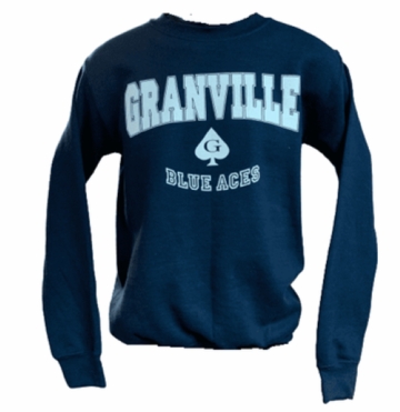 Granville Adult Crew Neck Sweater Navy