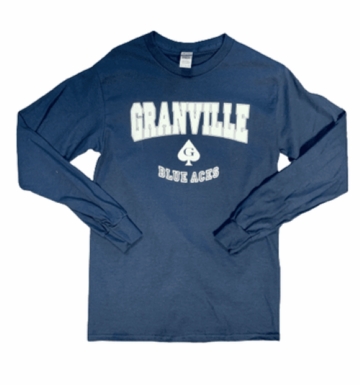 Granville Adult Long Sleeve Tee Navy