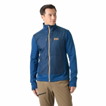 Helly Hansen Mens Versalite Hybrid Fleece Jacket Dark Blue