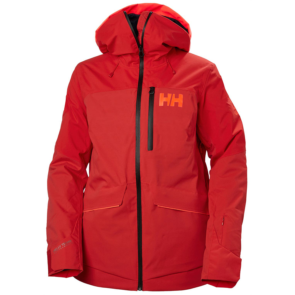 Helly Hansen Womens Powchaser Lifaloft Jacket Alert Red