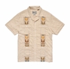 Howler Bros Guayabera Shirt Temple Tracks : Oatmeal