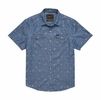 Howler Bros Mens H Bar B Snapshirt Boquets : Washed Indigo
