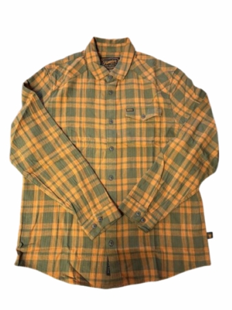 Howler Bros Mens La Grange Lightweight Flannel : Cohen Plaid : Forest