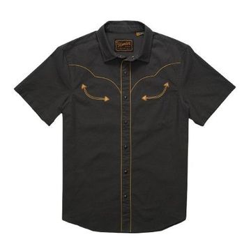 Howler Bros Mens Broncbuster Snapshirt Antique Black