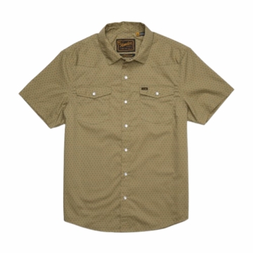 Howler Bros Mens H Bar B Snapshirt Lockhart Floral : Olive