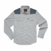 Howler Bros Mens H Bar B Tech Longsleeve Rancher Floral : Smoke Blue