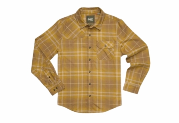 Howler Bros Mens Harkers Flannel : Kempton Plaid : Otter