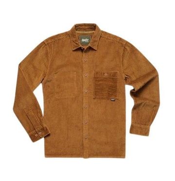 Howler Bros Mens Iquitos Overshirt : Duck Brown