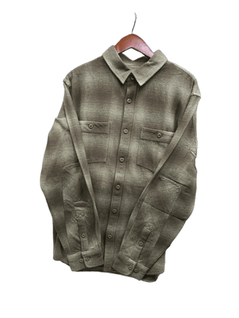 Howler Bros Mens Rodanthe Blanket Flannel Emmet Plaid Aloe