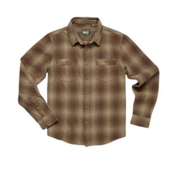 Howler Bros Mens Rodanthe Blanket Flannel Emmet Plaid Aloe