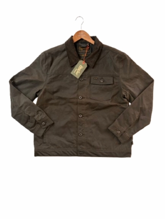 Howler Bros Mens Waxed Depot Jacket : Bark
