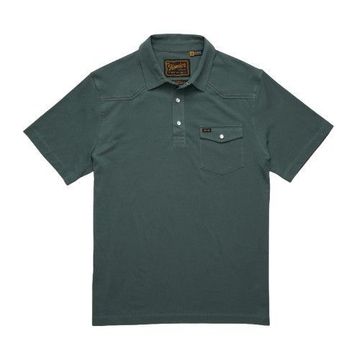 Howler Bros Mens Ranchero Polo Fern Green