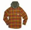 Howler Bros Mens Salvo Hooded Blanket Flannel : Grice Plaid : Hayride