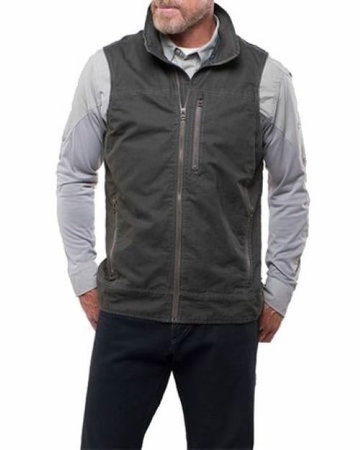 Kuhl Mens Burr Vest Gun Metal