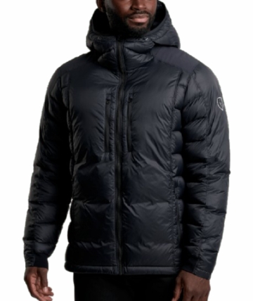 Kuhl Mens Crossfire Hooded Jacket Blackout