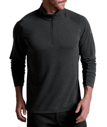 Kuhl Mens Influx 1/4 Zip Carbon