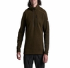 Kuhl Mens Interceptr 1/4 Zip Dark Roast