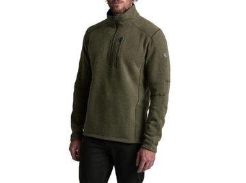Kuhl Mens Interceptr 1/4 Zip Moss Stone