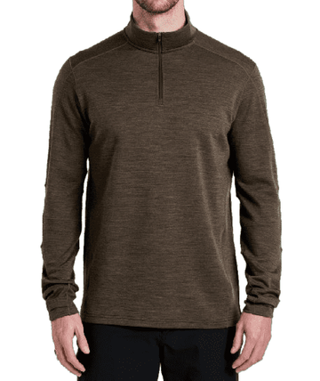 Kuhl Mens Invigoratr Merino 1/4 Zip Kanteen