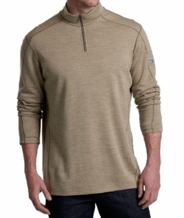 Kuhl Mens Invigoratr Merino 1/4 Zip Kanvas