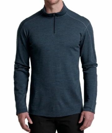 Kuhl Mens Invigoratr Merino 1/4 Zip Lakewood