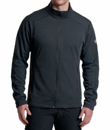 Kuhl Mens Reactiv Grid Full Zip Mutiny Blue
