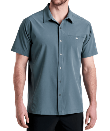 Kuhl Mens Renegade Shirt Charcoal Blue