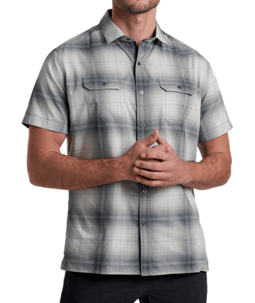 Kuhl Mens Response Short Sleeve Shirt Ash