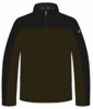 Kuhl Mens Revel Colorblock 1/4 Zip Black / Dark Roast