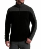 Kuhl Mens Revel Colorblock 1/4 Zip Steel / Black