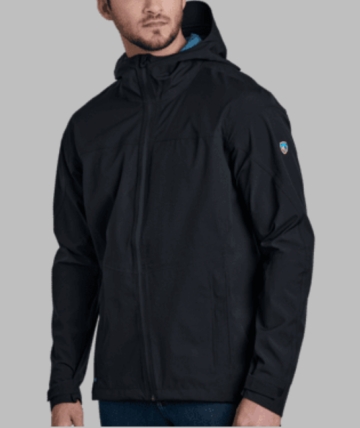 Kuhl Mens Stretch Voyagr Jacket Raven