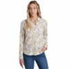 Kuhl Womens Hadley Long Sleeve Shirt Ivory Print
