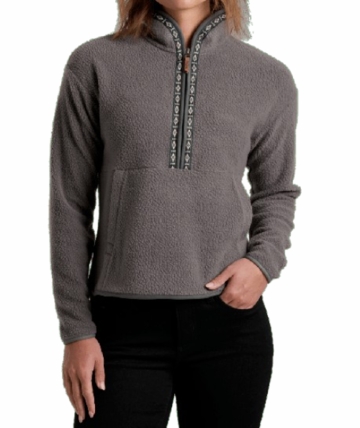 Kuhl Womens Hygge 1/2 Zip Flint