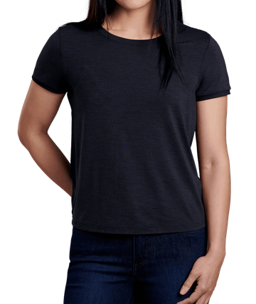Kuhl Womens Inspira Short Sleeve Shirt Black