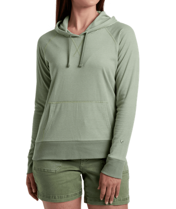 Kuhl Womens Stria Pullover Hoody Slate Green