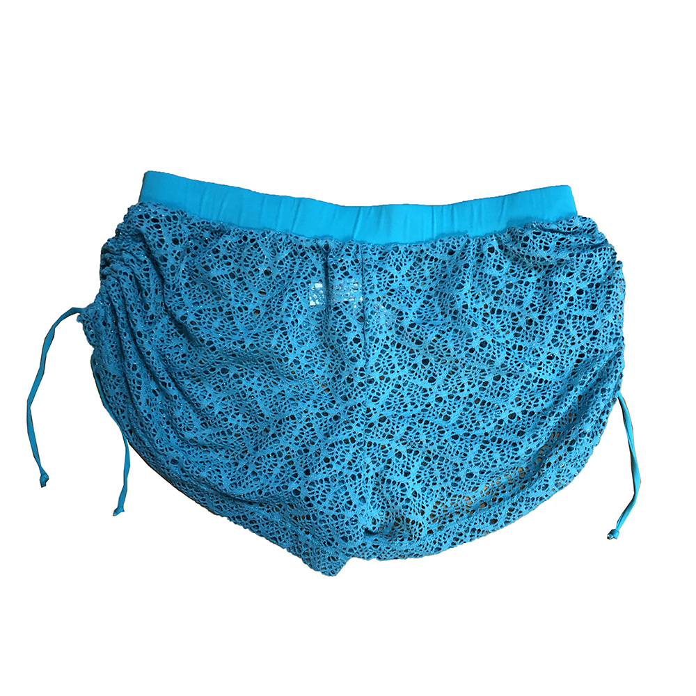 Laura Womens Verde Aqua Swim Cover Shorts