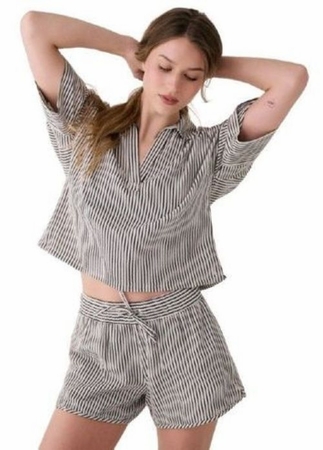 Lole Womens Bella Shorts Bella Stripe Abalone
