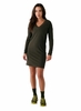 Lole Women Traverse V-Neck Dress Olive Heather