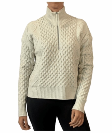 Lole Womens Camila 1/2 Zip Sweater Birch