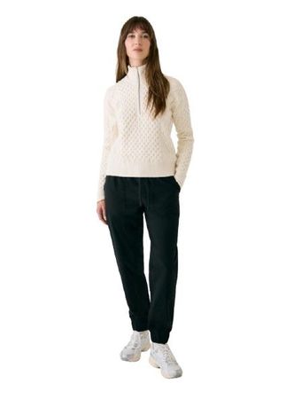 Lole Womens Camila 1/2 Zip Sweater Cream