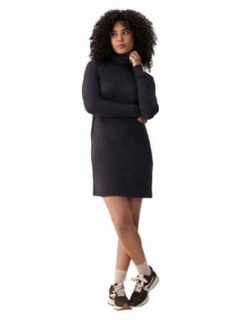 Lole Womens Celeste Long Sleeves Dress Black