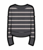 Lole Womens Dynamic Long Sleeves Black Dynamic Stripe