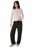 Lole Womens Dynamic Long Sleeves Dynamic Stripe White