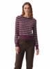 Lole Womens Dynamic Long Sleeves Mulberry Dynamic Stripe 