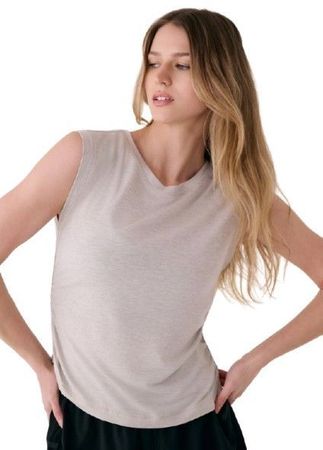 Lole Womens Elsia Short Sleeve Pebble Heather