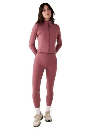 Lole Womens Serene Ankle Leggings Mauveberry